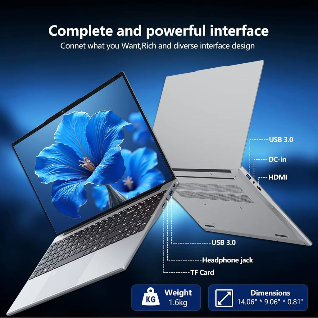 Portátil Gaming 15.6'' Intel Core i9 | 16GB RAM | SSD hasta 2TB | FHD 1080P | Huella Dactilar | Windows 11 Pro