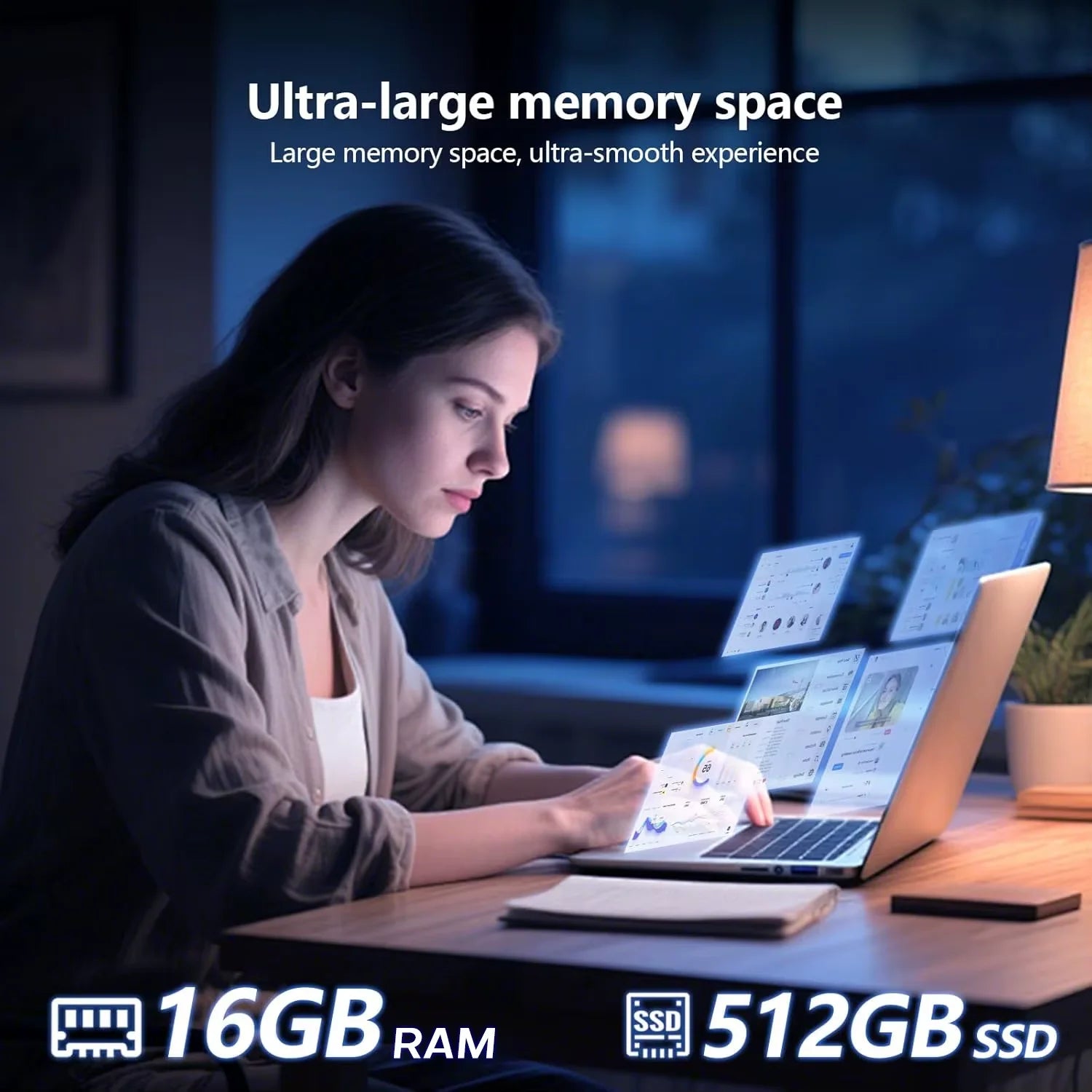 Portátil Gaming 15.6'' Intel Core i9 | 16GB RAM | SSD hasta 2TB | FHD 1080P | Huella Dactilar | Windows 11 Pro