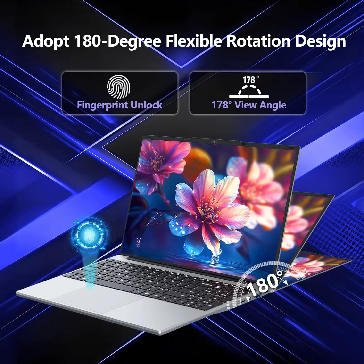 Portátil Gaming 15.6'' Intel Core i9 | 16GB RAM | SSD hasta 2TB | FHD 1080P | Huella Dactilar | Windows 11 Pro