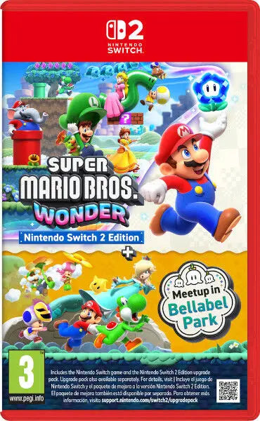 Pack 3 Juegos Nintendo Switch 2 | Mario Kart World + Mario Party Jamboree + Mario Bros Wonder | Español