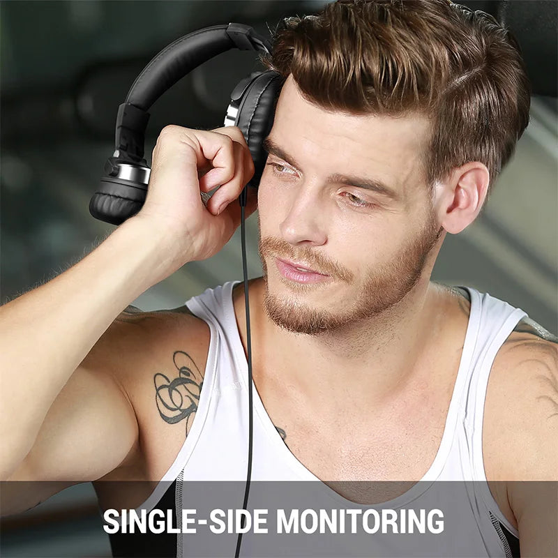 Auriculares Oneodio Pro10 Over-Ear | Estudio y DJ | Hi-Res | Cable Desmontable | Con Micrófono