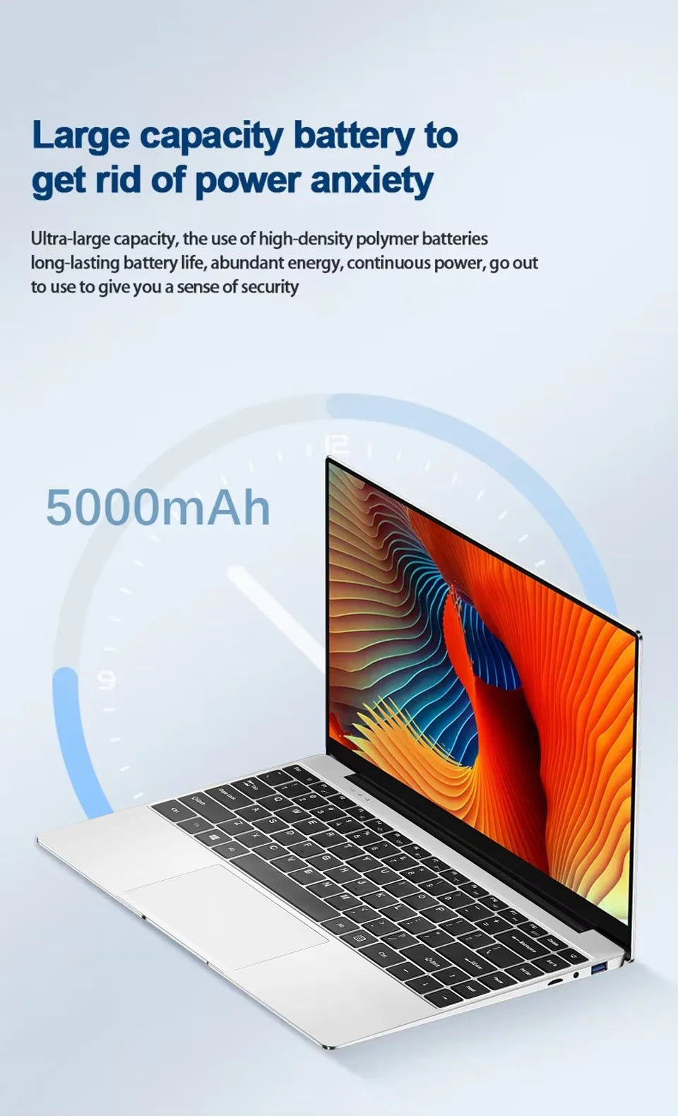 Portátil 2026 Windows 11 Intel Atom x7 A3950 | 12GB RAM | SSD hasta 2TB | Pantalla 14.1'' FHD