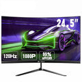 Monitor Gaming Curvo CRUA 24.5'' 120Hz FHD 1080P | FreeSync | Sin Marco | DisplayPort HDMI | VESA