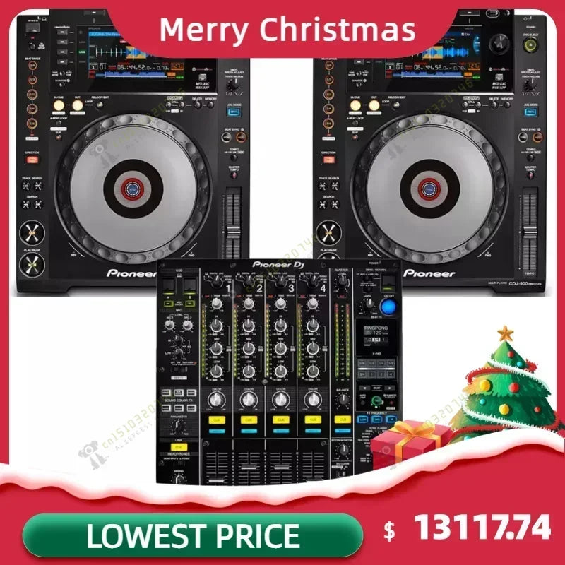 Bundle DJ Pioneer CDJ-3000 (Par) + Mezclador DJM-V10 / DJM-750mk2 / DJM-A9 | Equipo Profesional