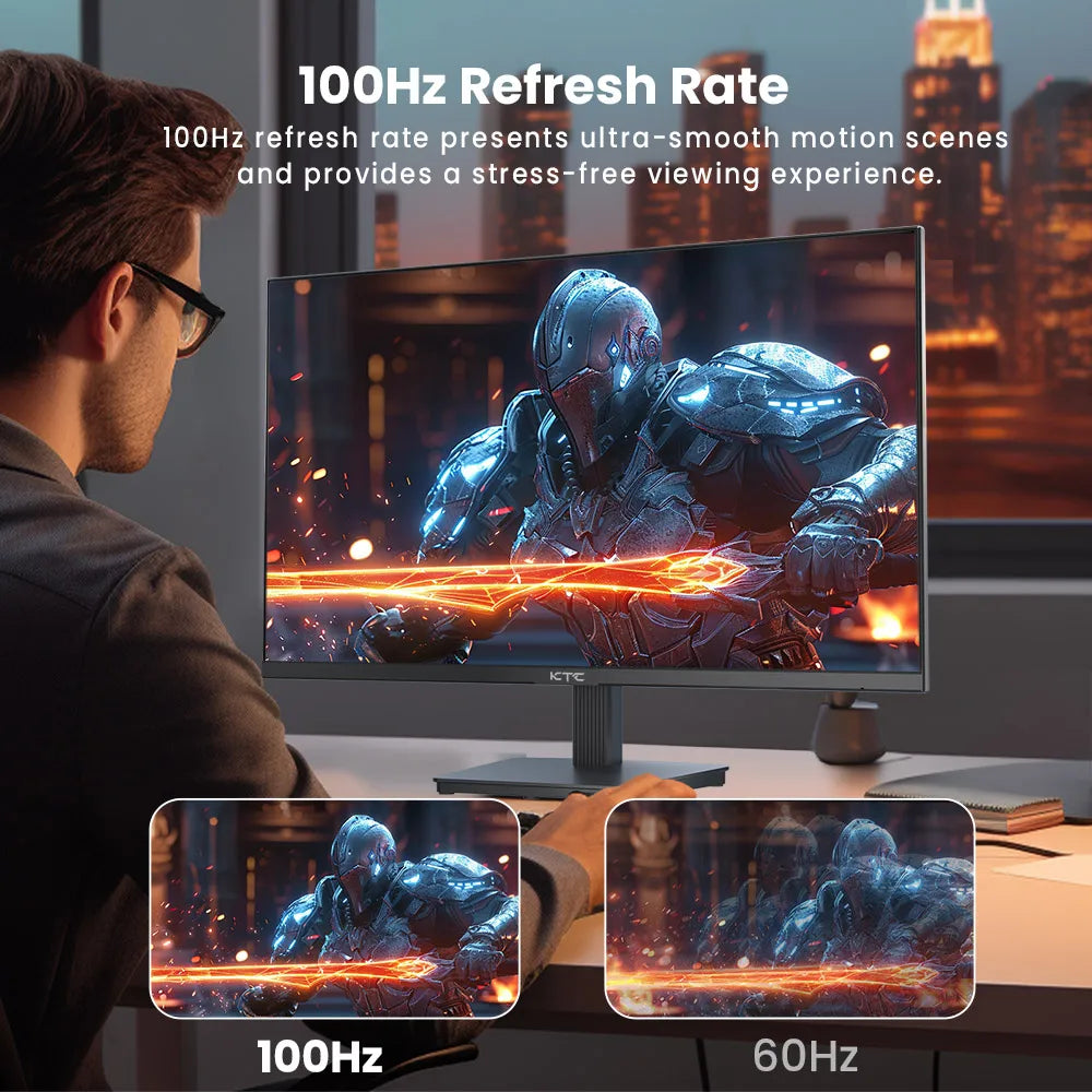 Monitor Gaming KTC H27T27 27'' QHD 2560x1440 IPS | 100Hz | HDR10 | 1ms | Luz Azul Baja