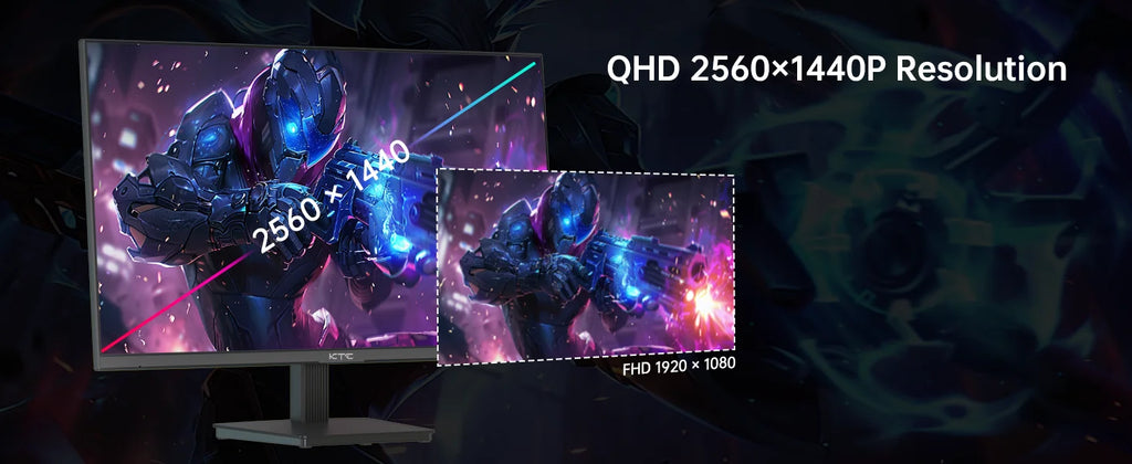 Monitor Gaming KTC H27T27 27'' QHD 2560x1440 IPS | 100Hz | HDR10 | 1ms | Luz Azul Baja