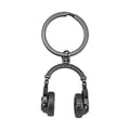 Llavero Colgante Auriculares Hip Hop Metal | Joyерía Música Punk | Regalo Unisex