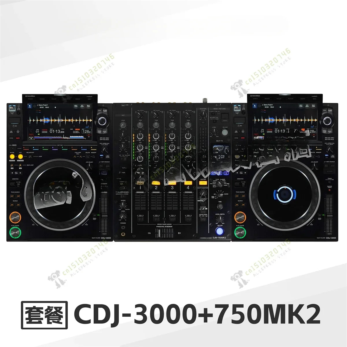 Bundle DJ Pioneer CDJ-3000 (Par) + Mezclador DJM-V10 / DJM-750mk2 / DJM-A9 | Equipo Profesional