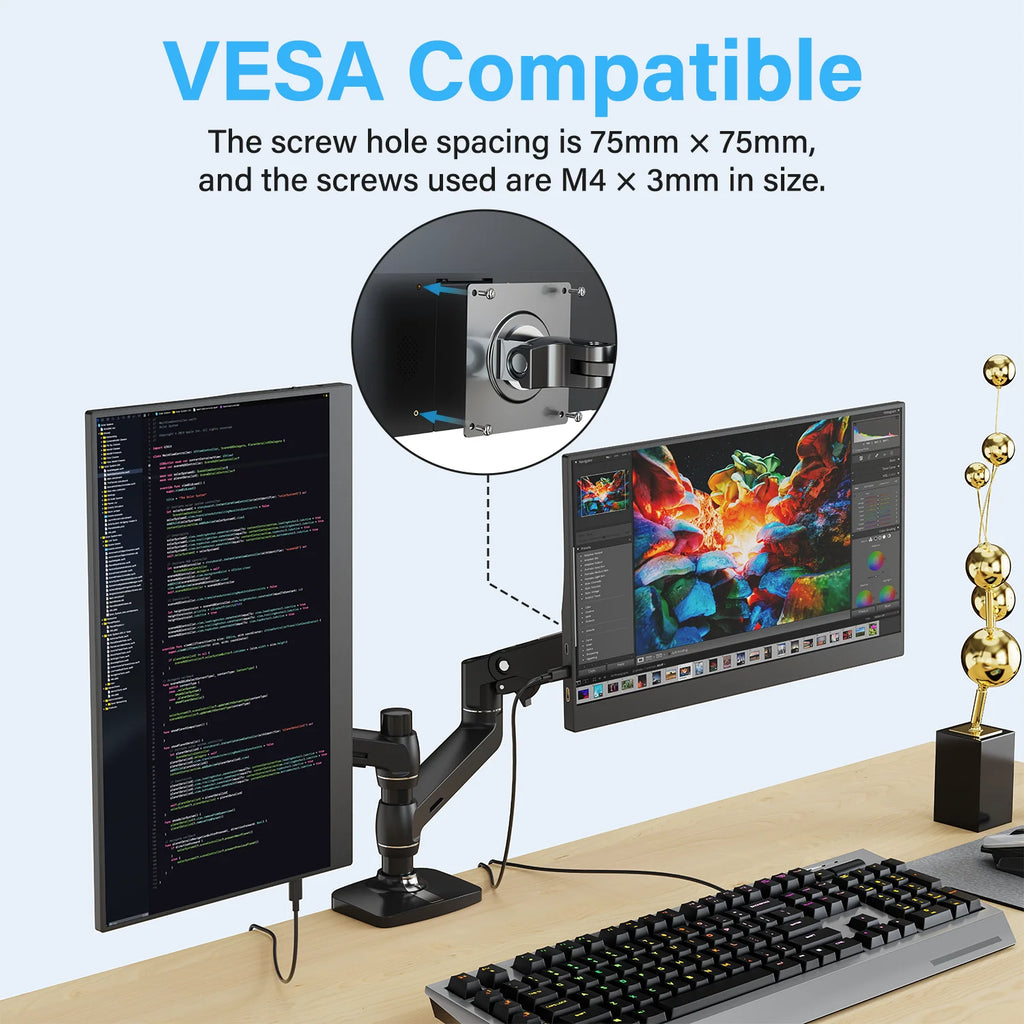Monitor Portátil Amoudo 15.6'' FHD 1920x1080 IPS | USB-C | Mini HDMI | VESA | Soporte Penhole