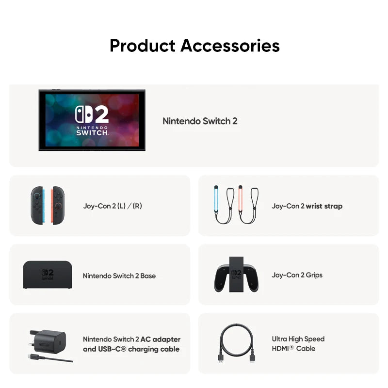 Nintendo Switch 2 Pantalla 7.9" 120Hz | Joy-Con 2 | 3 Modos de Juego | Compatible Switch 1