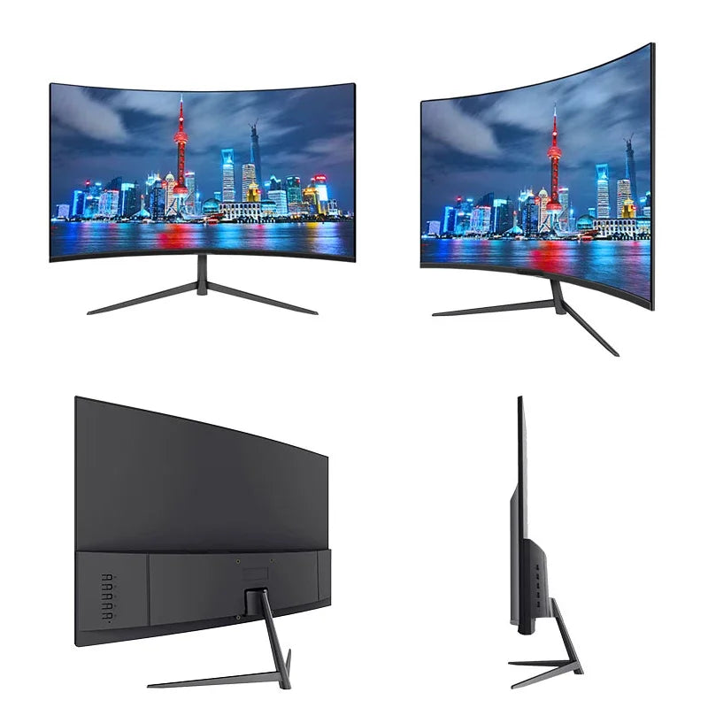 Monitor Curvo Gaming 24'' 100Hz MVA FHD 1080P | 3000R | HDMI VGA | 2ms | Protección Ocular | VESA