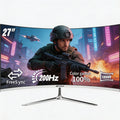 Monitor Gaming Curvo Crua 27'' 200Hz FHD 1080P | FreeSync | Sin Marco | Protección Ocular