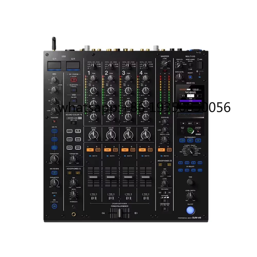 Pioneer DJM-A9 Mezclador DJ 4 Canales | 96kHz/32-bit | Bluetooth Wi-Fi | Rekordbox Serato DVS