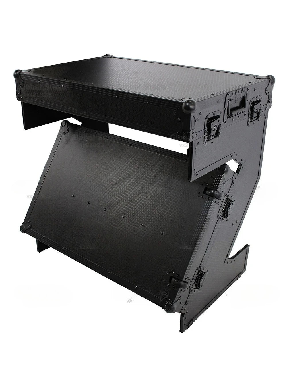 Mesa Coffin Table DJ Aluminio con Ruedas | Flight Case Profesional para Mezclador Pioneer | Varios Colores
