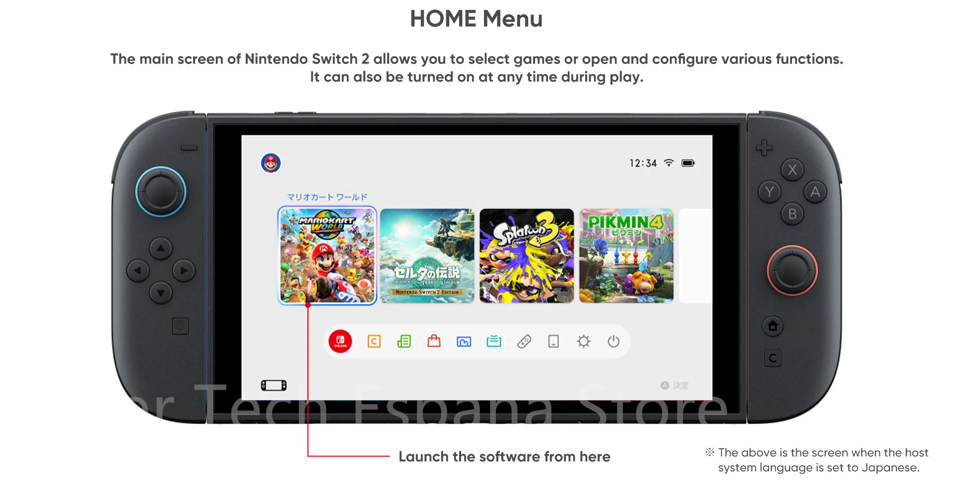 Nintendo Switch 2 Pantalla 7.9" 120Hz | Joy-Con 2 | 3 Modos de Juego | Compatible Switch 1