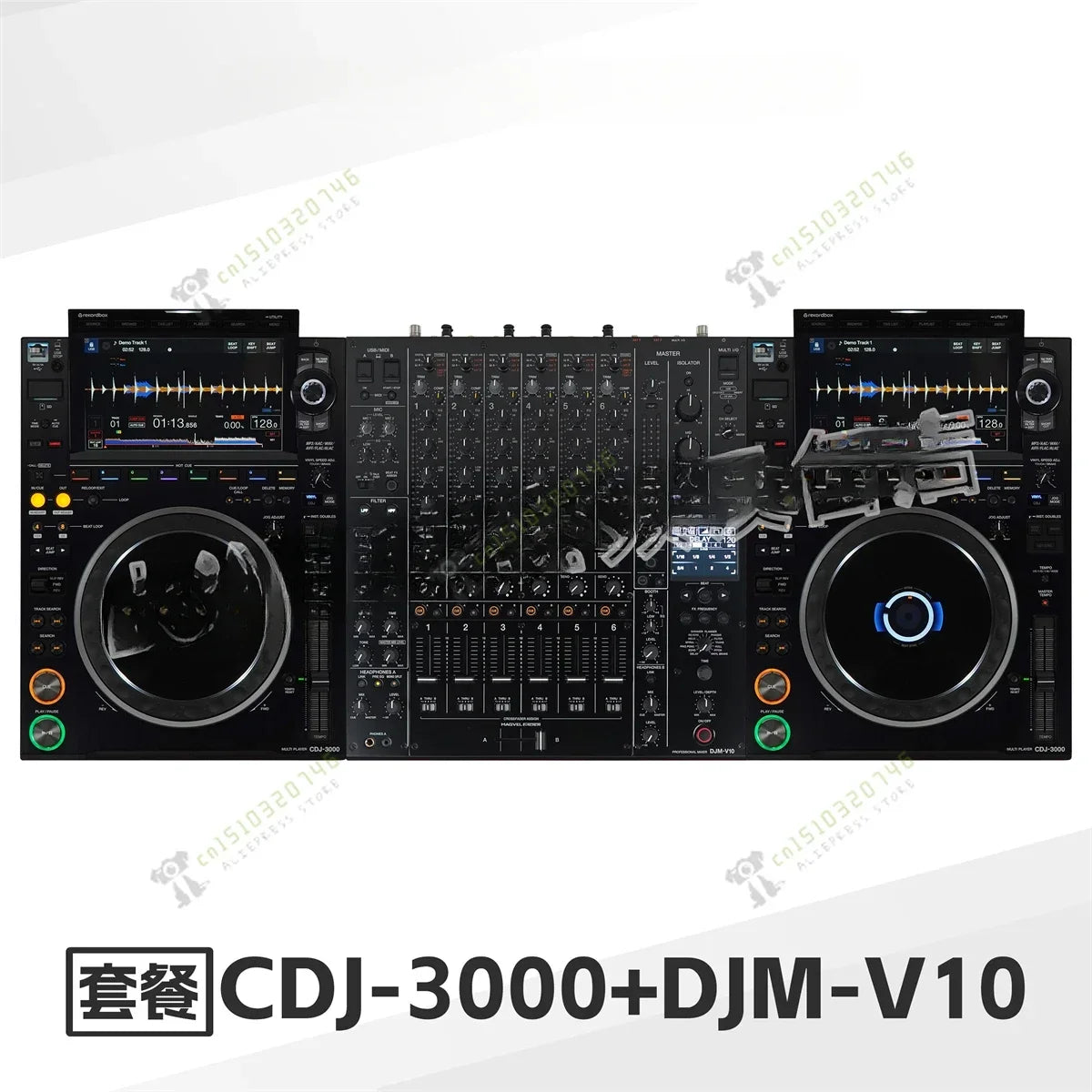 Bundle DJ Pioneer CDJ-3000 (Par) + Mezclador DJM-V10 / DJM-750mk2 / DJM-A9 | Equipo Profesional