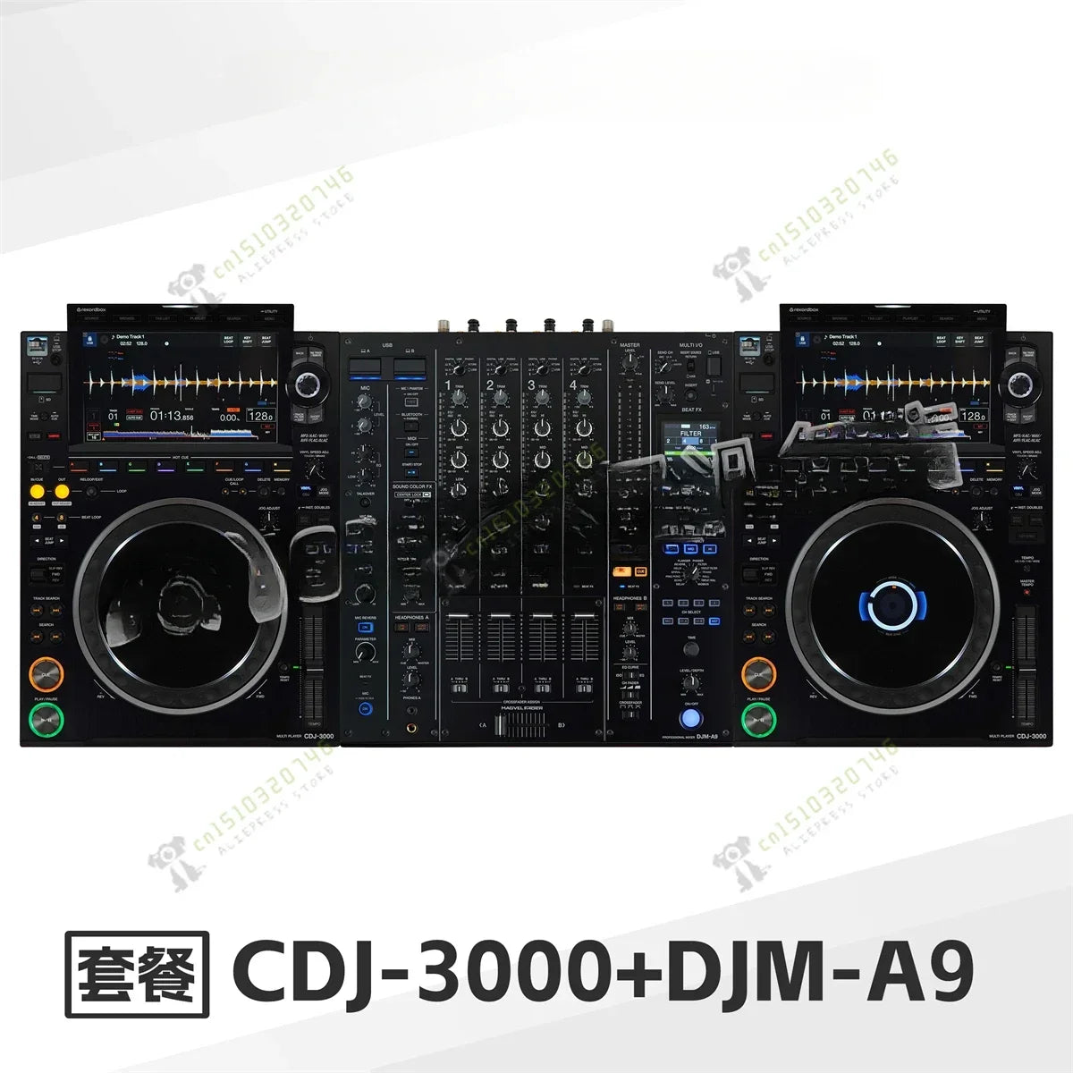 Bundle DJ Pioneer CDJ-3000 (Par) + Mezclador DJM-V10 / DJM-750mk2 / DJM-A9 | Equipo Profesional