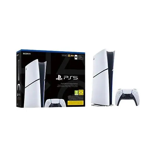 PlayStation 5 Slim Digital 825GB Chasis E | SSD Ultra-Rápido | Ray Tracing | Audio 3D | PS5