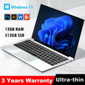 Portátil 2026 Windows 11 Intel Atom x7 A3950 | 12GB RAM | SSD hasta 2TB | Pantalla 14.1'' FHD