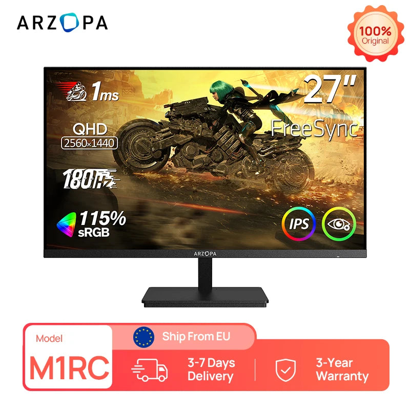 Monitor Triple Pantalla Portátil LCD FHD | Pantalla Secundaria para Portátil | 1 Solo Cable