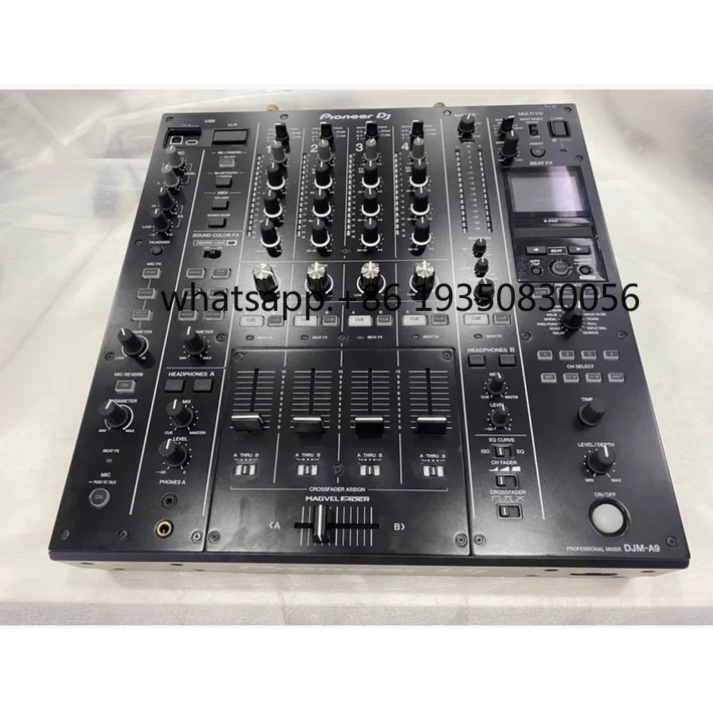 Pioneer DJM-A9 Mezclador DJ 4 Canales | 96kHz/32-bit | Bluetooth Wi-Fi | Rekordbox Serato DVS