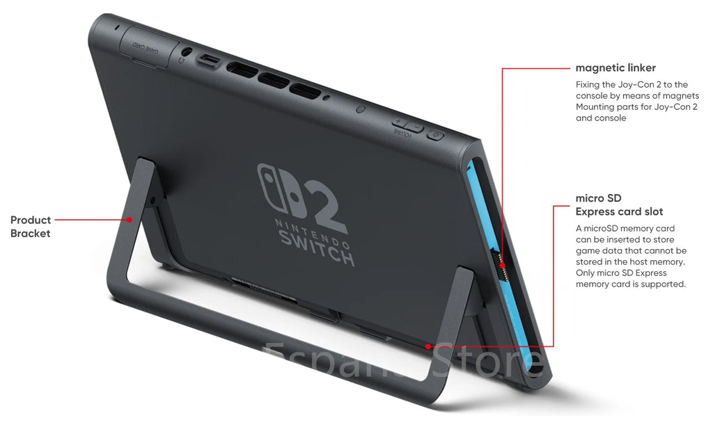 Nintendo Switch 2 Pantalla 7.9" 120Hz | Joy-Con 2 | 3 Modos de Juego | Compatible Switch 1