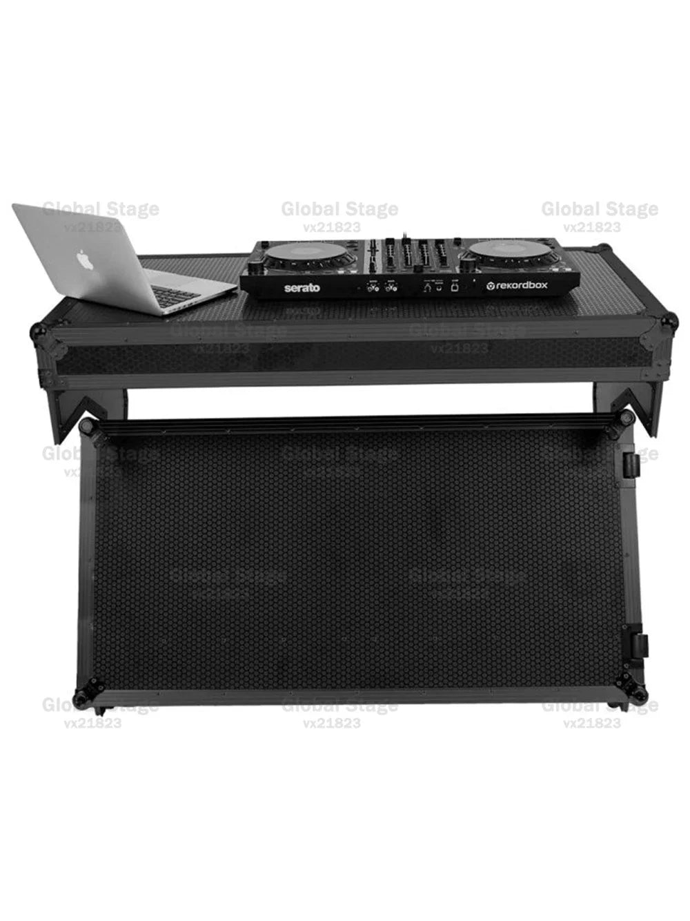 Mesa Coffin Table DJ Aluminio con Ruedas | Flight Case Profesional para Mezclador Pioneer | Varios Colores