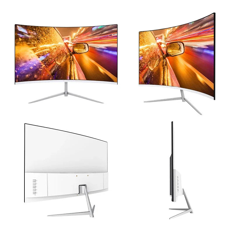 Monitor Curvo Gaming 24'' 100Hz MVA FHD 1080P | 3000R | HDMI VGA | 2ms | Protección Ocular | VESA