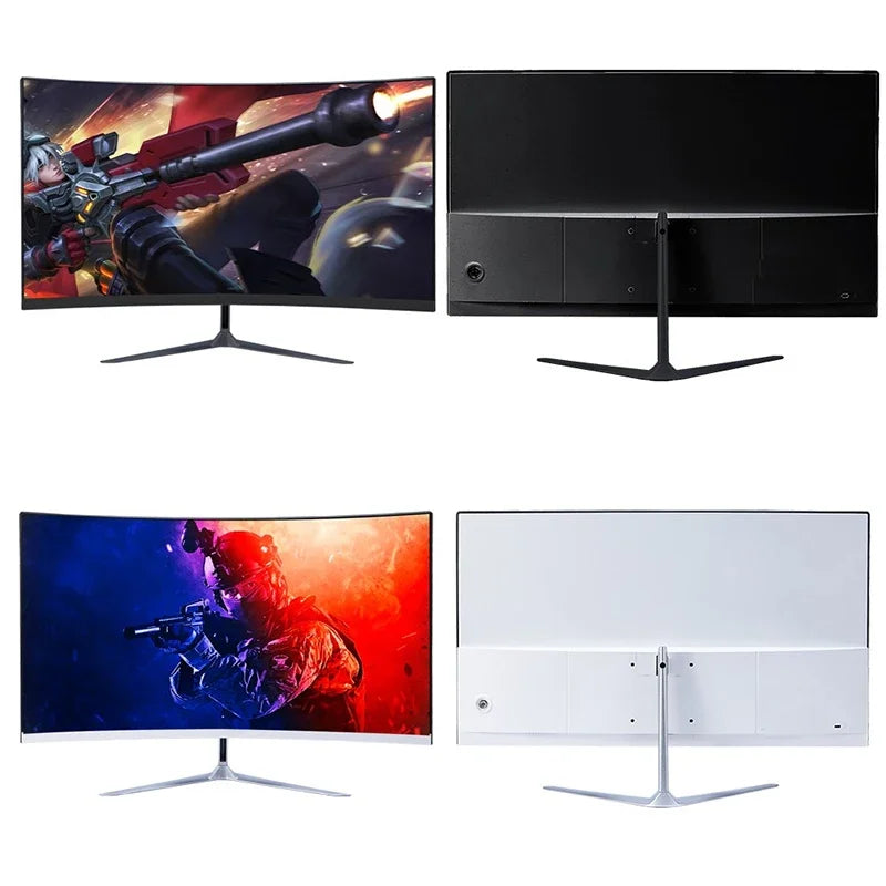 Monitor Curvo Gaming 24'' 100Hz MVA FHD 1080P | 3000R | HDMI VGA | 2ms | Protección Ocular | VESA