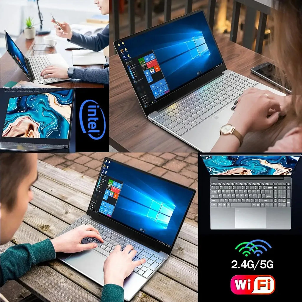 Portátil 2026 Windows 11 Intel Atom x7 A3950 | 12GB RAM | SSD hasta 2TB | Pantalla 14.1'' FHD