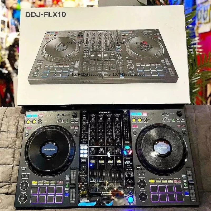 Pioneer DDJ-FLX10 Controlador DJ 4 Canales | Rekordbox y Serato DJ Pro | Original