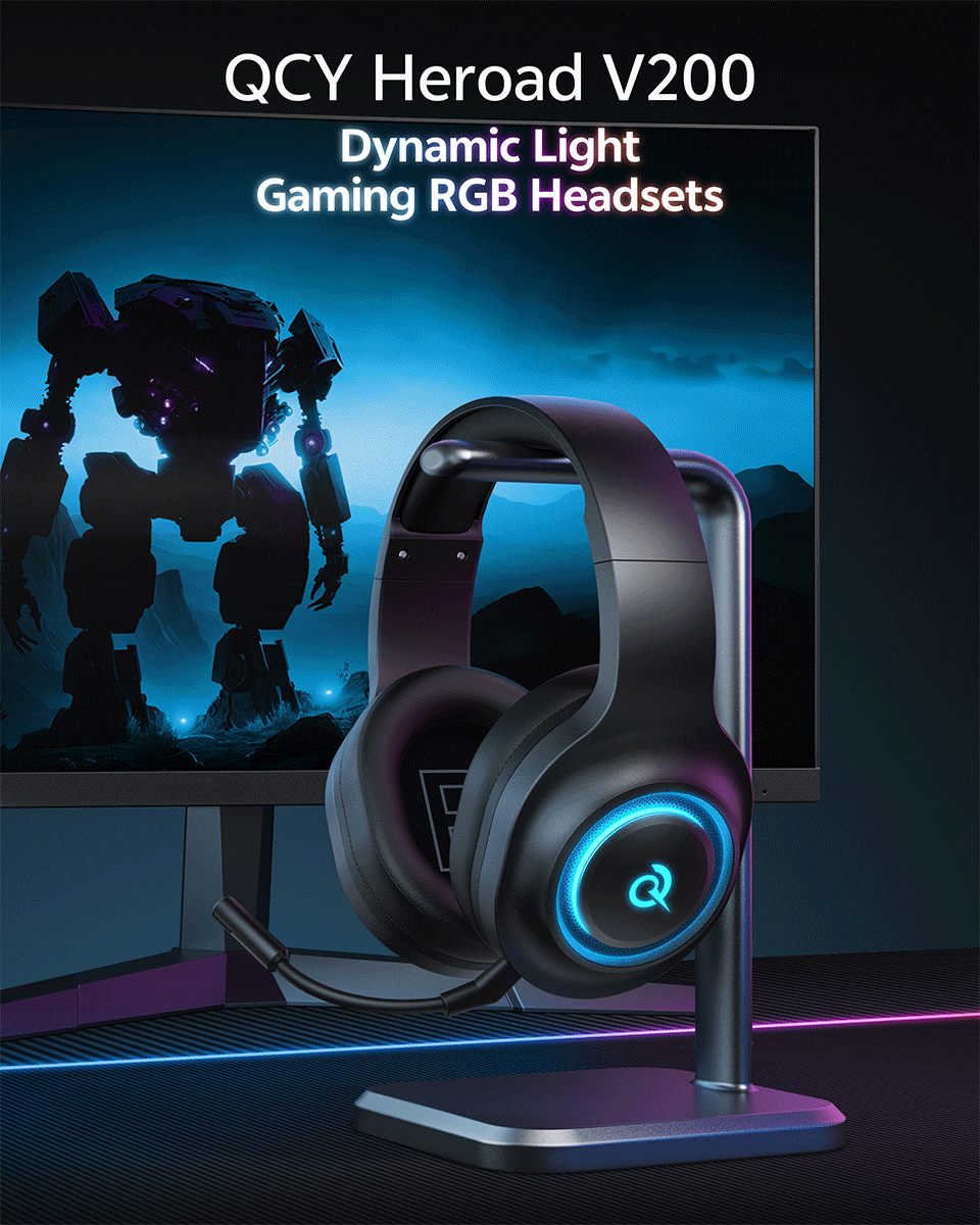 Auriculares Gaming V200 Sonido Envolvente 7.1 | Micrófono | LED | Compatible PC PS4 PS5 Xbox