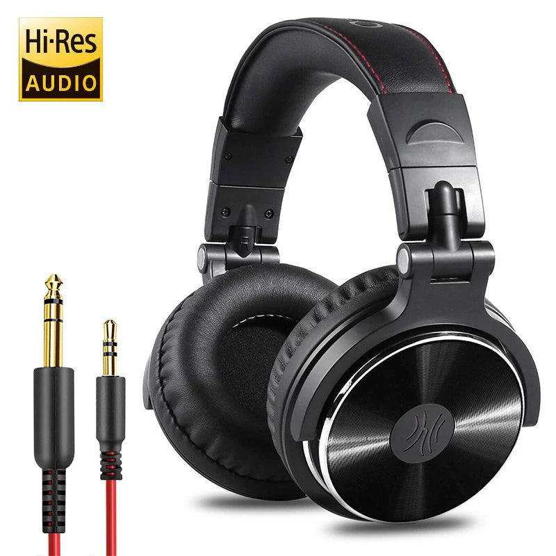 Auriculares Oneodio Pro10 Over-Ear | Estudio y DJ | Hi-Res | Cable Desmontable | Con Micrófono