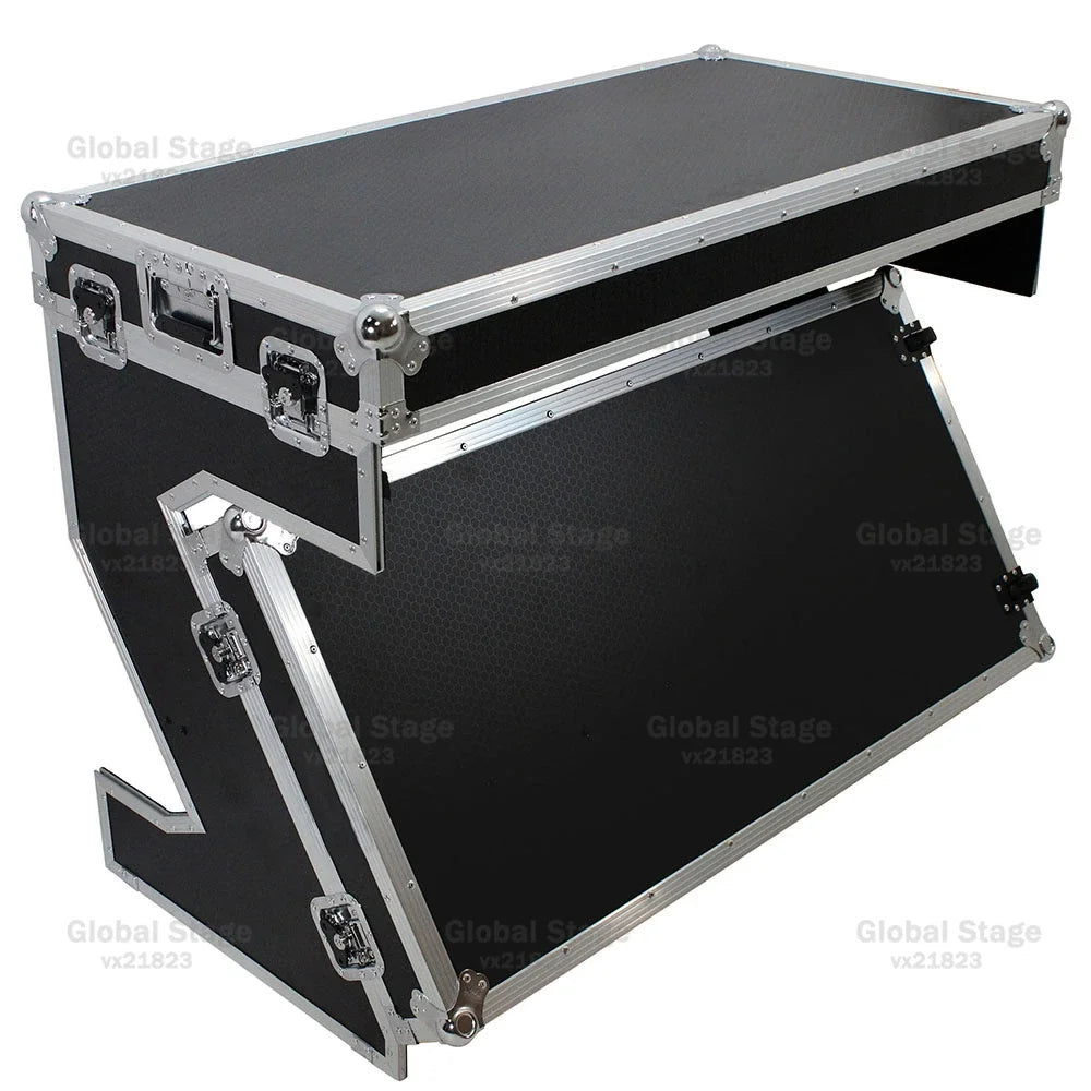 Mesa Coffin Table DJ Aluminio con Ruedas | Flight Case Profesional para Mezclador Pioneer | Varios Colores