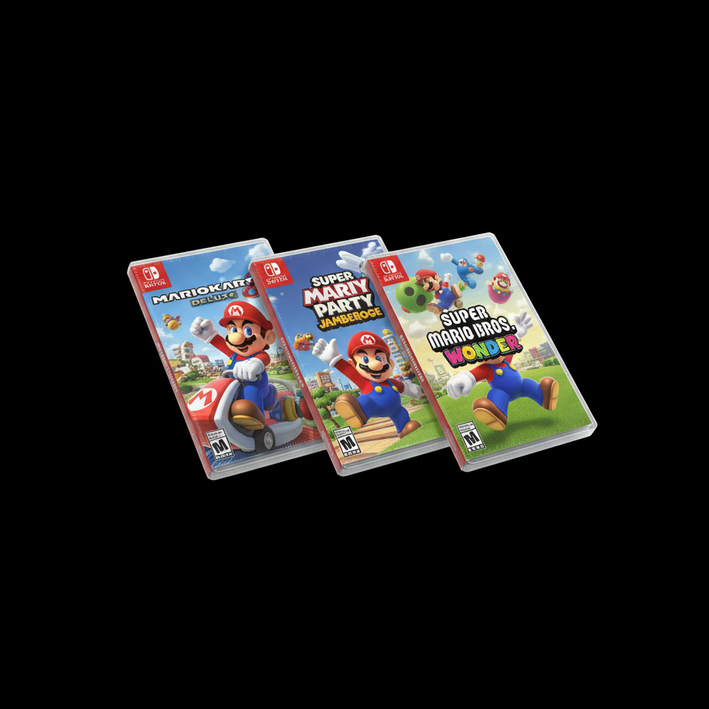 Pack 3 juegos Nintendo Switch 2 cajas precintadas