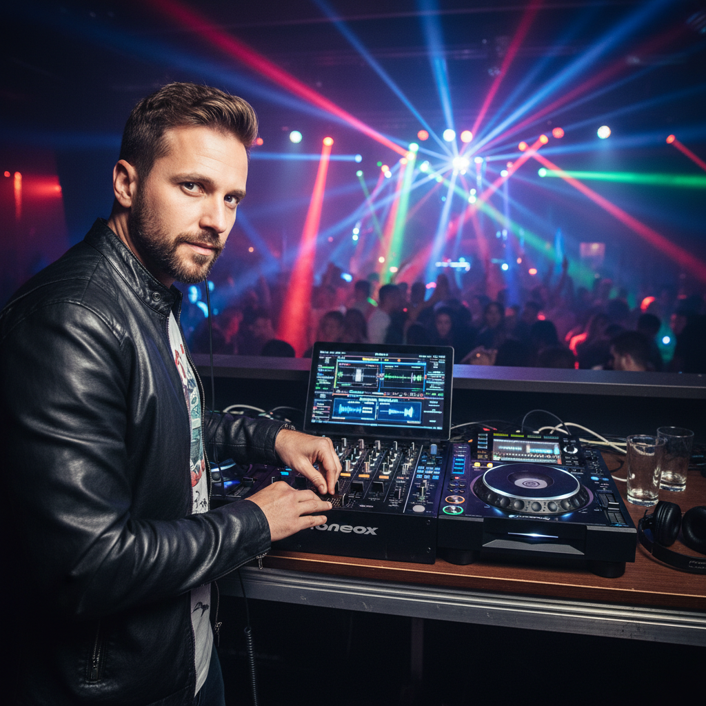 Pioneer XDJ-RX3 en cabina de club nocturno